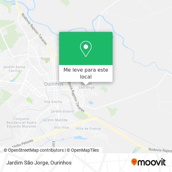 Jardim São Jorge mapa
