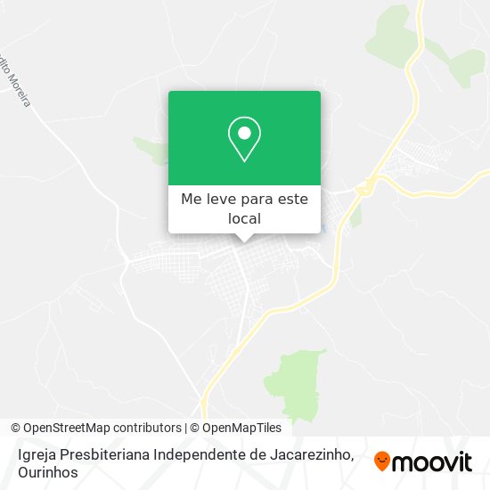 Igreja Presbiteriana Independente de Jacarezinho mapa