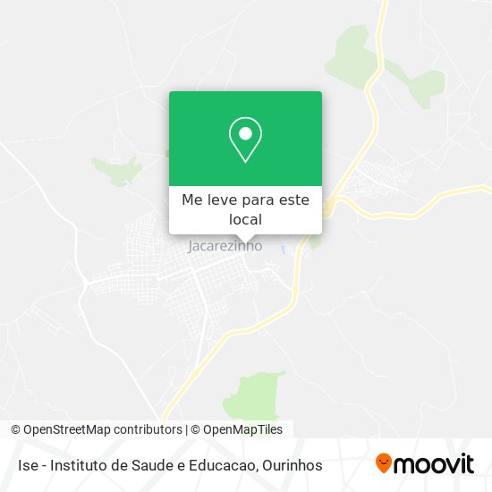 Ise - Instituto de Saude e Educacao mapa