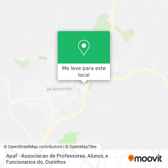 Apaf - Associacao de Professores, Alunos, e Funcionarios do mapa