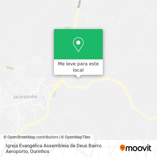 Igreja Evangélica Assembleia de Deus Bairro Aeroporto mapa