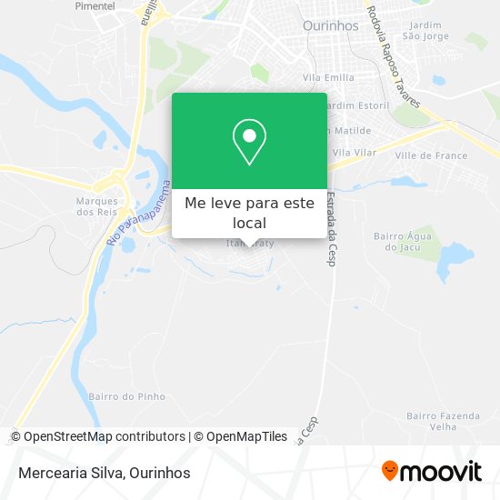 Mercearia Silva mapa