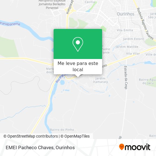 EMEI Pacheco Chaves mapa