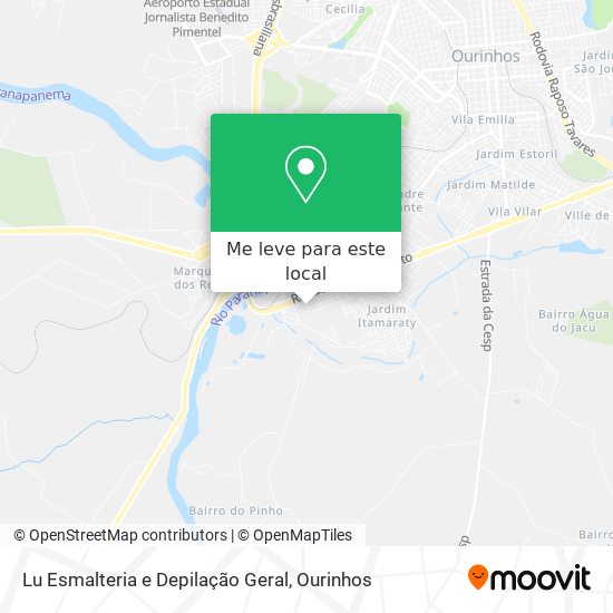 Lu Esmalteria e Depilação Geral mapa