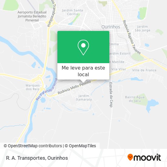 R. A. Transportes mapa