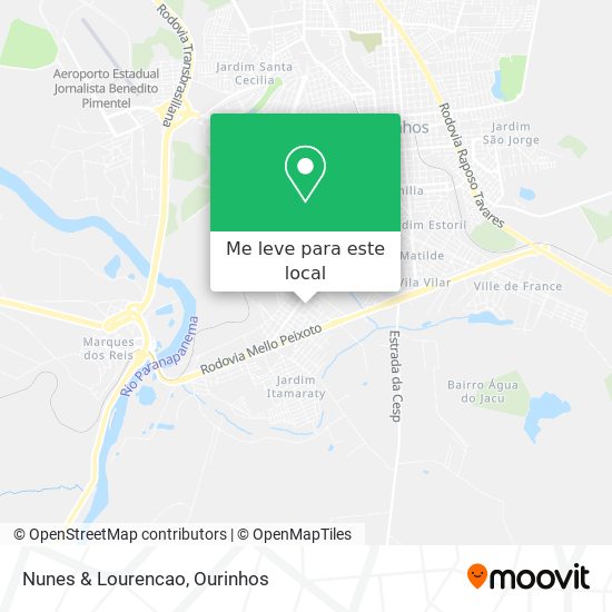 Nunes & Lourencao mapa