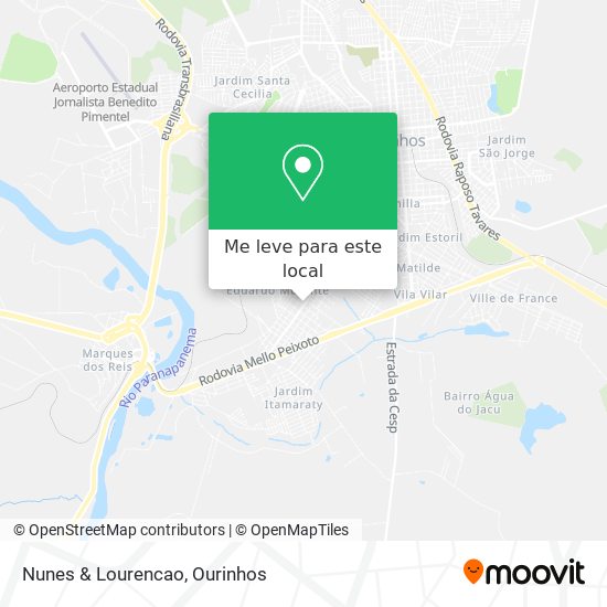 Nunes & Lourencao mapa
