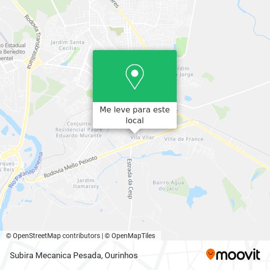 Subira Mecanica Pesada mapa