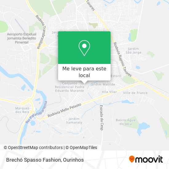 Brechó Spasso Fashion mapa