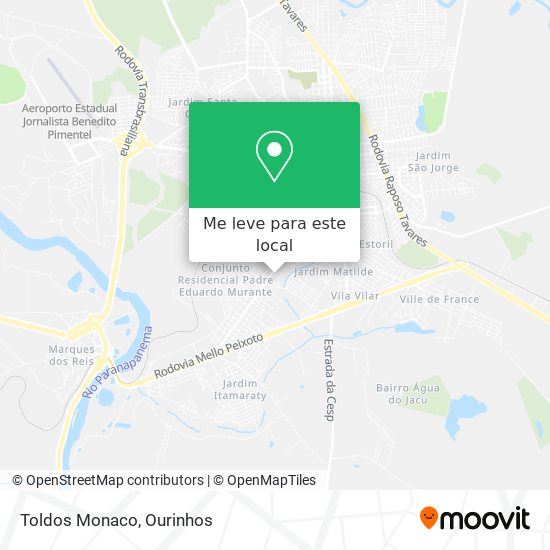 Toldos Monaco mapa