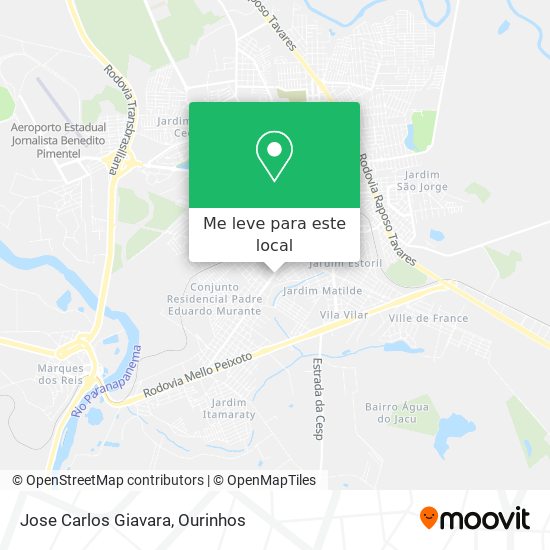 Jose Carlos Giavara mapa