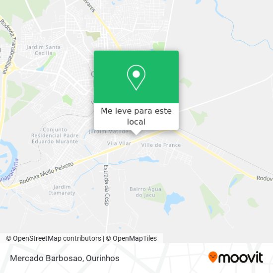 Mercado Barbosao mapa