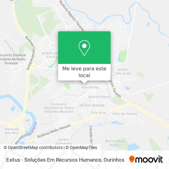 Exitus - Soluções Em Recursos Humanos mapa