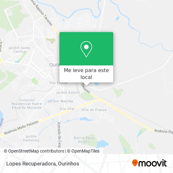 Lopes Recuperadora mapa