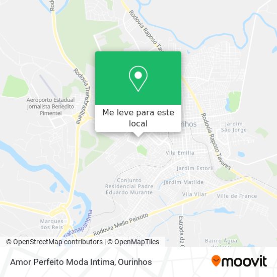 Amor Perfeito Moda Intima mapa