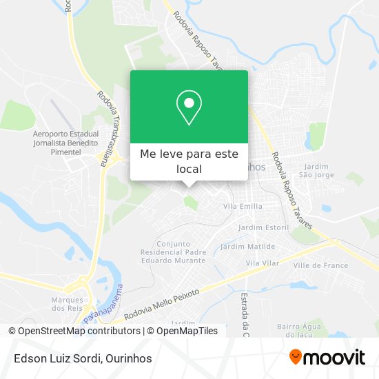 Edson Luiz Sordi mapa