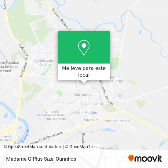 Madame G Plus Size mapa
