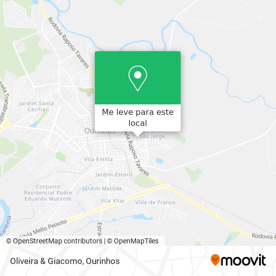 Oliveira & Giacomo mapa
