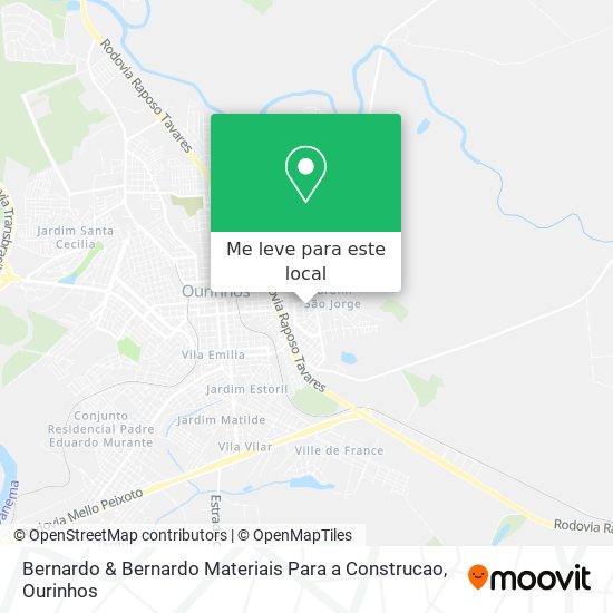 Bernardo & Bernardo Materiais Para a Construcao mapa