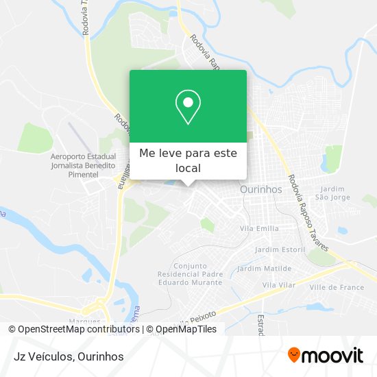 Jz Veículos mapa