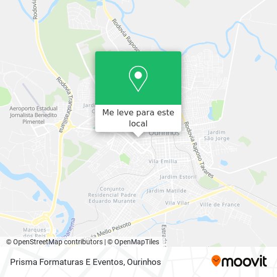 Prisma Formaturas E Eventos mapa