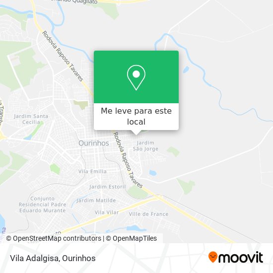 Vila Adalgisa mapa