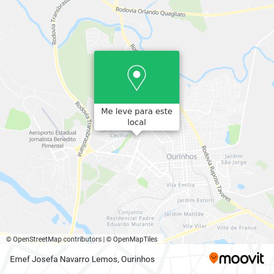 Emef Josefa Navarro Lemos mapa