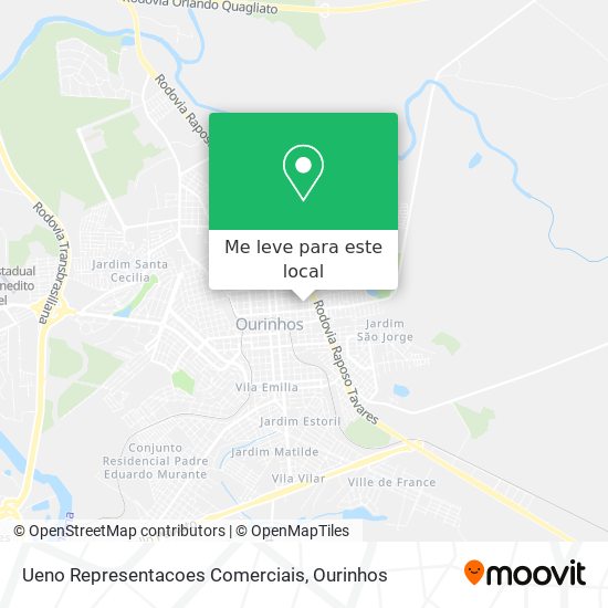 Ueno Representacoes Comerciais mapa