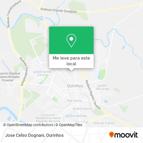 Jose Celso Dognani mapa