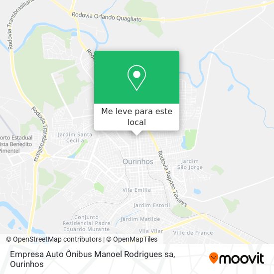 Empresa Auto Ônibus Manoel Rodrigues sa mapa