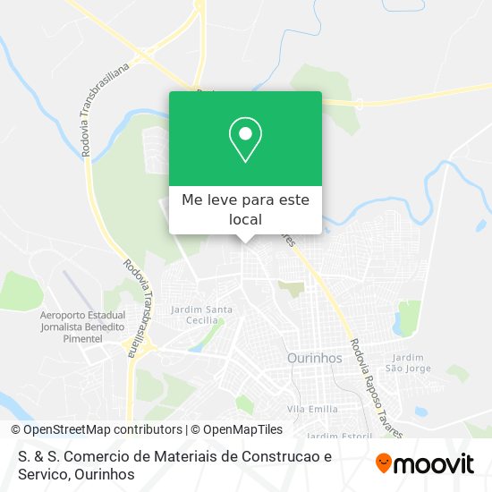 S. & S. Comercio de Materiais de Construcao e Servico mapa