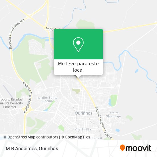 M R Andaimes mapa