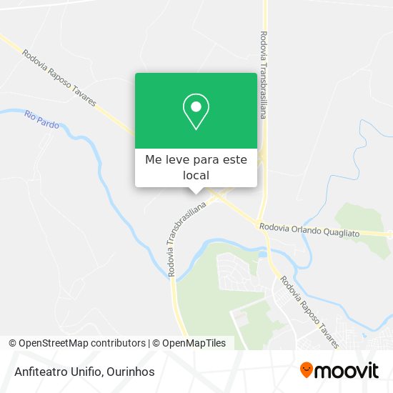 Anfiteatro Unifio mapa