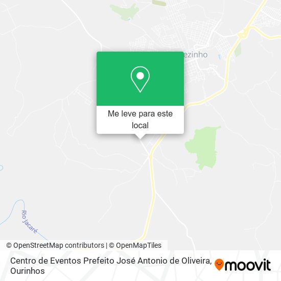 Centro de Eventos Prefeito José Antonio de Oliveira mapa