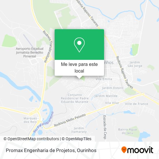 Promax Engenharia de Projetos mapa