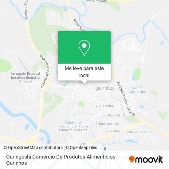 Ouringushi Comercio De Produtos Alimenticios mapa