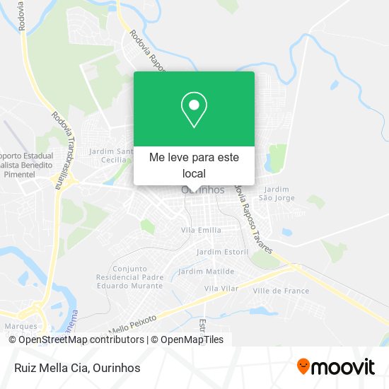 Ruiz Mella Cia mapa