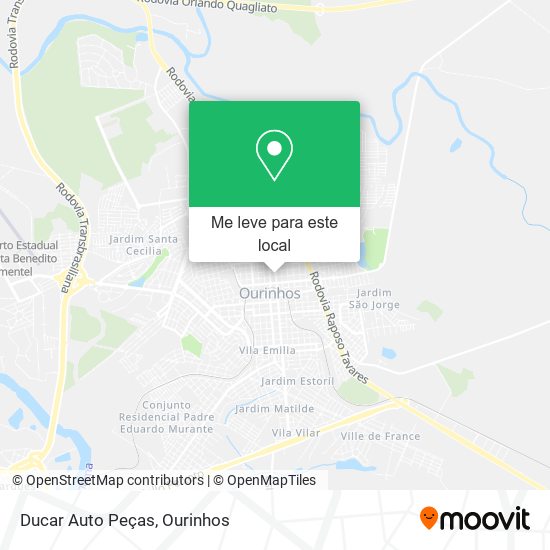 Ducar Auto Peças mapa