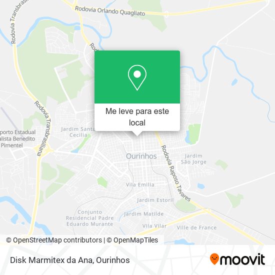 Disk Marmitex da Ana mapa
