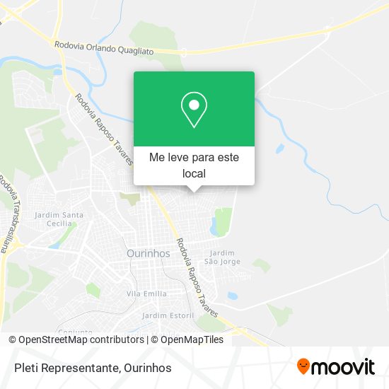 Pleti Representante mapa
