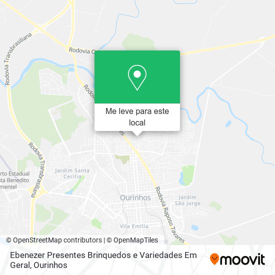 Ebenezer Presentes Brinquedos e Variedades Em Geral mapa