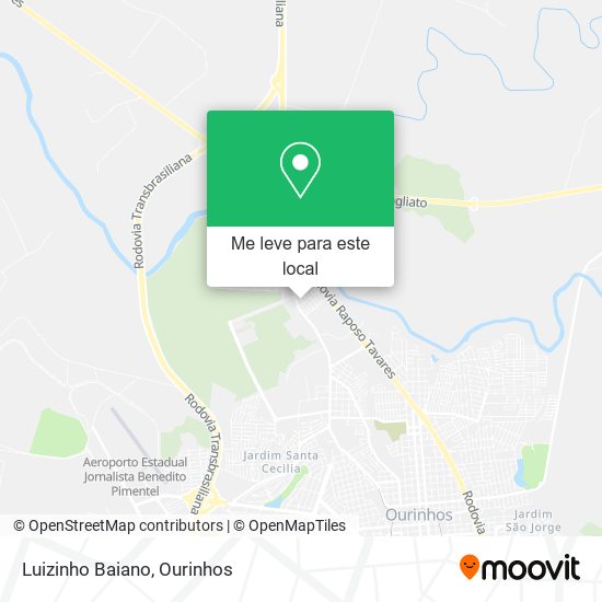 Luizinho Baiano mapa