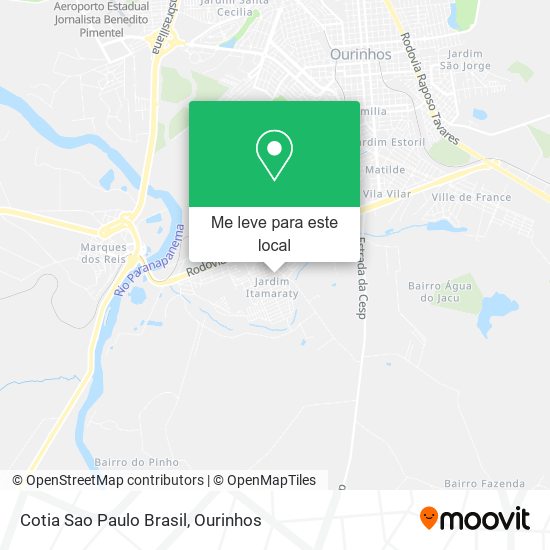 Cotia Sao Paulo Brasil mapa