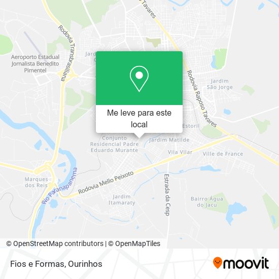 Fios e Formas mapa