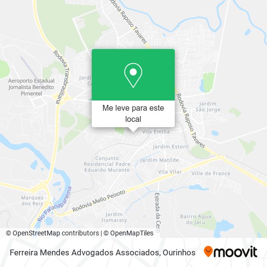 Ferreira Mendes Advogados Associados mapa