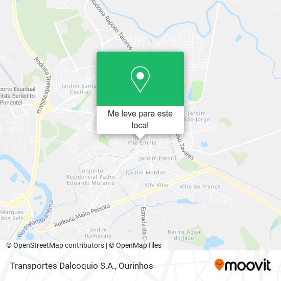 Transportes Dalcoquio S.A. mapa