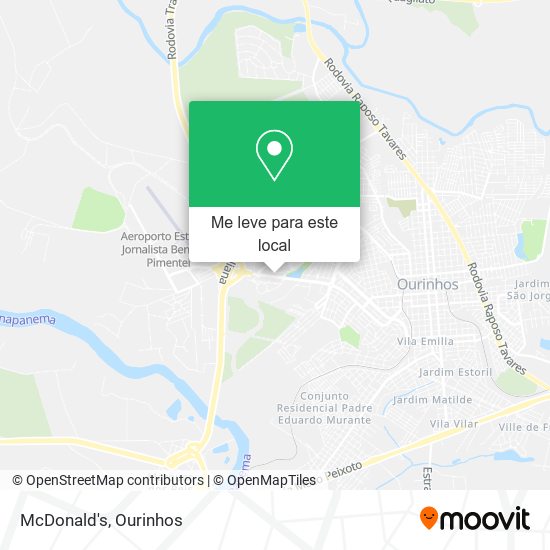 McDonald's mapa
