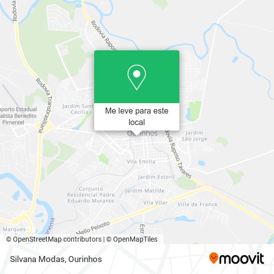 Silvana Modas mapa