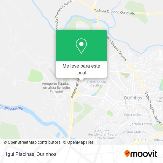 Igui Piscinas mapa