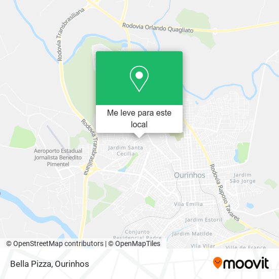 Bella Pizza mapa